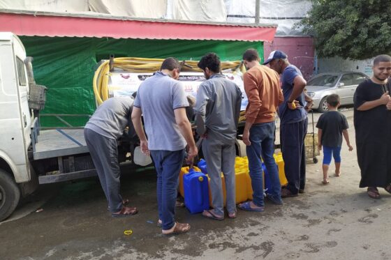 وجدان توفر مياه شرب صالحة في غزة