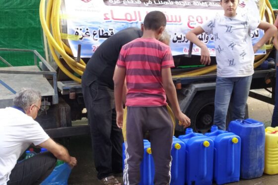 وجدان توفر مياه شرب صالحة في غزة